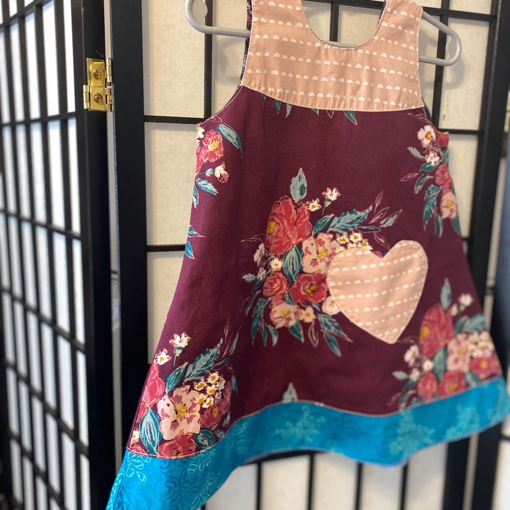Two in one reversible summer dress.